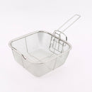 Homiu 4 In 1 Multi Pan Deep Fry Chips Copper Kitchen Basket Glass Lid Bake Food