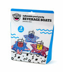 Bigmouth Inc Inflatable Patriotic Stars Beverage Boats 3pk