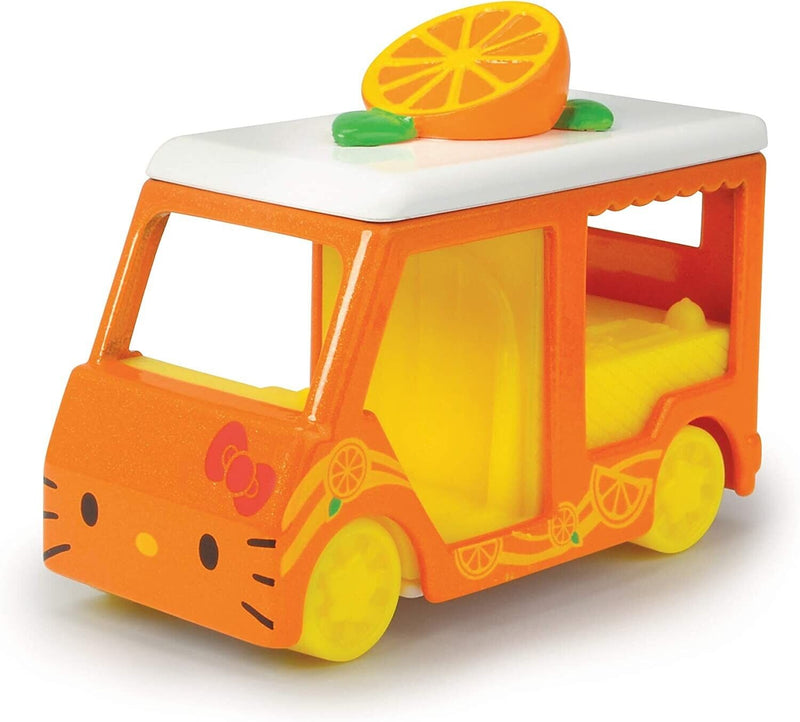 Hello Kitty Orange Chocolate Ice Cream Van Dickie Toys Die Cast Collectible Car