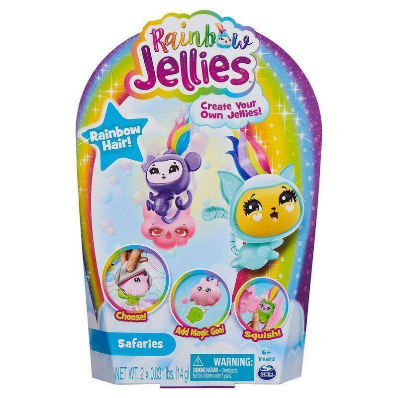 Rainbow Jellies Make Your Own Squishy Characters Kit Sensory Toy Gifts Girls NEW