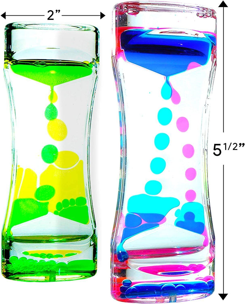 Liquid Motion Bubble Timer - Rectangular Sensory Relaxation Water Toy