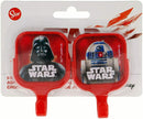 Stor Star Wars Set of 2 Square Plastic Adhesive Hanger, Children's
