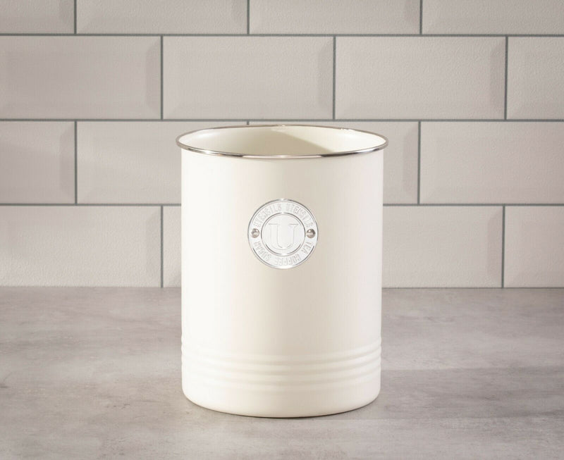 Homiu Metal Cream Jar Caddy Organiser, Kitchen, Utensil Storage, Pot Holder, Premium