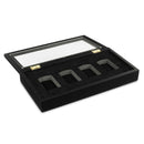 Zippo Lighter Black Display Case, For 4 Lighters, Collectables, Smoking Supplies