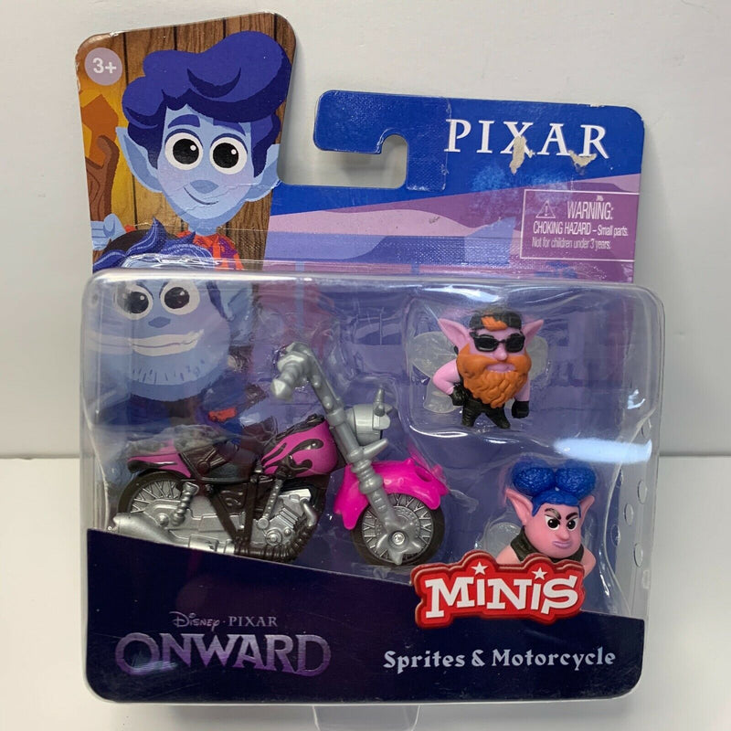 Disney Pixar Onward Sprites & Motorcycle Mini Figure