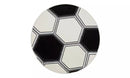 GLOW IN THE DARK White Footy RUG