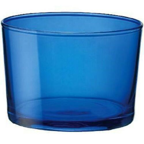 Bodega Bormioli Rocco 20cl Mini Glass Blue Drinks Glasses Bar 200ml Weddings Set of 12