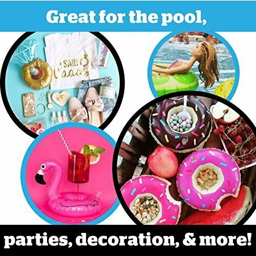 3 Pk Cherries Bigmouth Inc Inflatable Swimming Pool Party Drinks Holder Boats