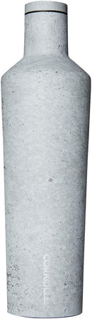 Corkcicle Canteen Insulated Stainless Steel Water Bottle Flask 25oz Concrete NEW