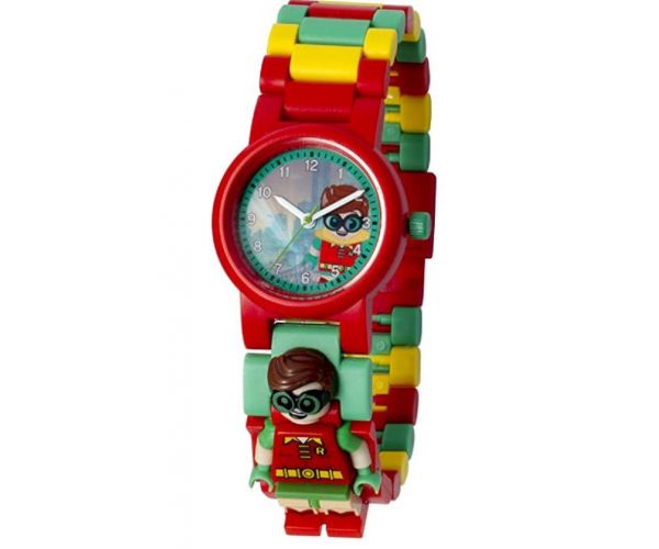 Lego Batman Kids Minifigure Link Buildable Watch | Purple/Green