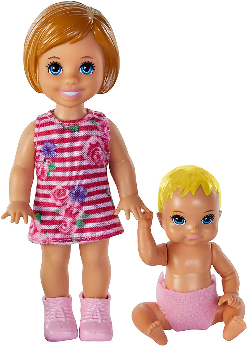 Barbie Skipper Babysitters Blonde Girl Sibling Toddler & Baby Dolls Kids Fun Toy