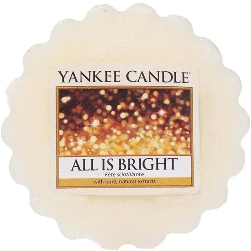 Yankee Candle All is Bright Wax Melt Tart, White