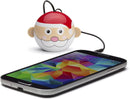 KitSound Father Christmas Mini Buddy Portable Rechargeable Wired Speaker USB C