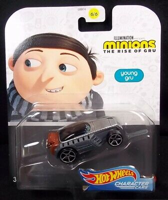 Hot Wheels Minions Character Car, Minion, Young Gru, Movie, Children, Toy, NEW