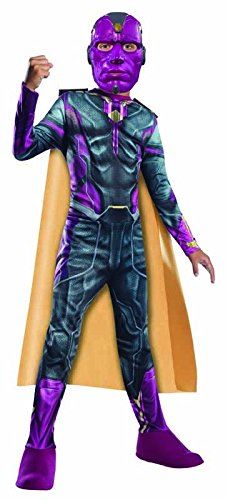 Rubies Fancy dress costume Boys Child Vision Avengers 2  costume Medium
