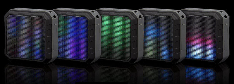 KitSound Sonar Wireless Bluetooth and NFC Portable Speaker with LED Light Show