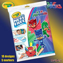 CRAYOLA PJ MASKS COLOUR WONDER MESS FREE COLOURING PK18