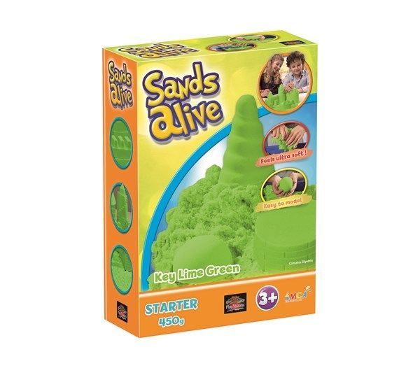 Sands Alive Modelling Sand Starter Pack Playset 450g - Green