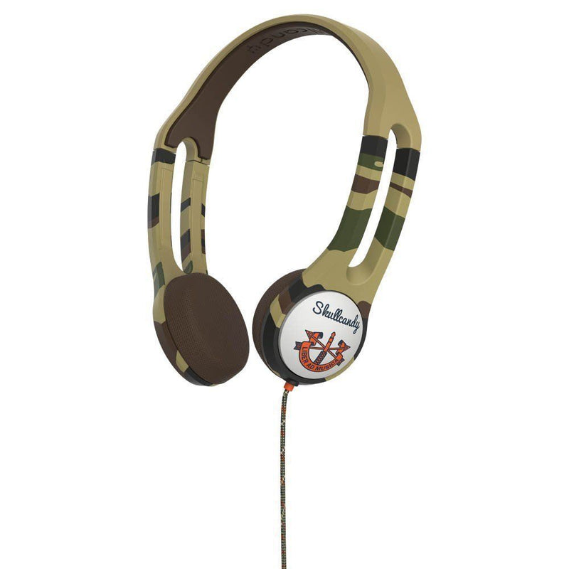 Skullcandy Icon 3 On-Ear Headphones One Button TapTech Remote & Mic - Camo/Khaki