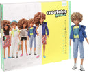 CREATABLE WORLD Deluxe Character Kit Customisable Doll, Creative Play for All Kids 6 Years Old and Up, Blonde Curly Hair